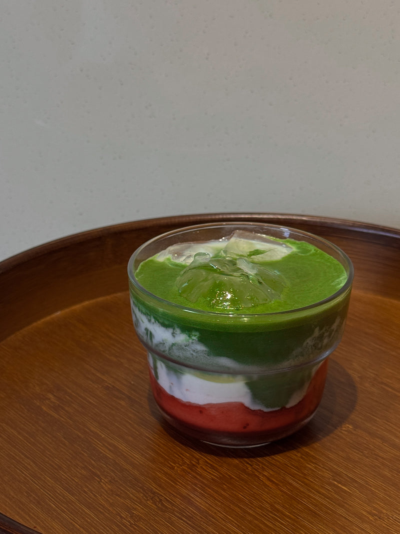 Strawberry Matcha Latte